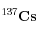 ^{137}\bf{Cs}